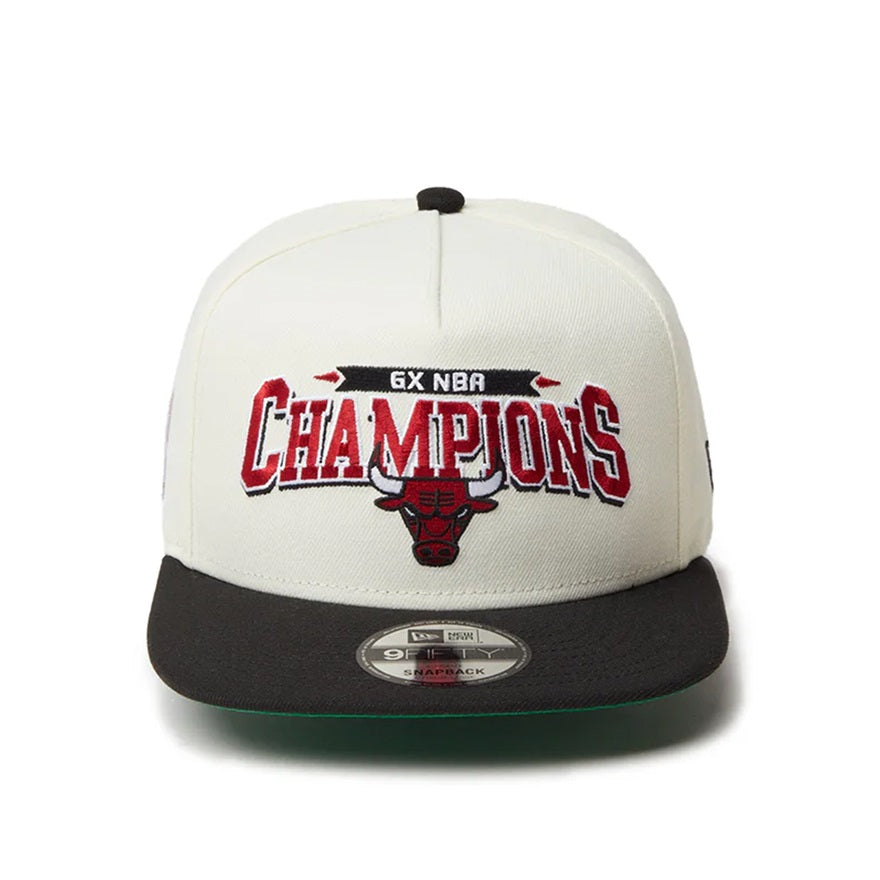 【NBA】NewEra 9FIFTY A-Frame シカゴ・ブルズ CHAMPION キャップ（BULLS）