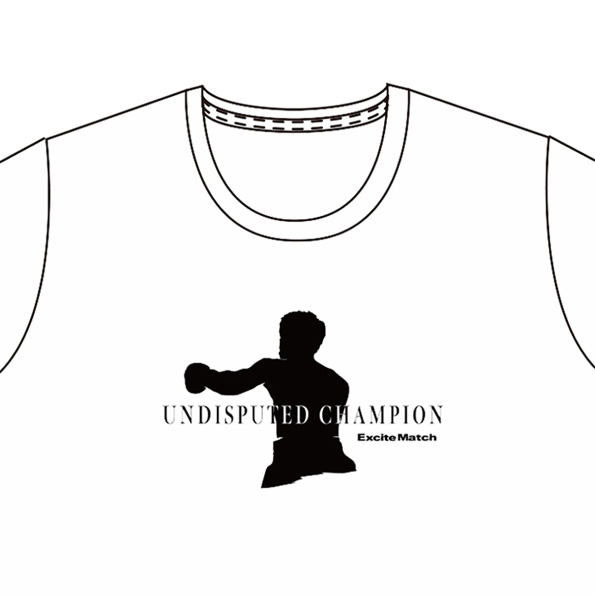 【NAOYA INOUE × ExciteMatch】MONSTER 井上尚弥 vs  TJ・ドヘニー戦 Tシャツ（ホワイト）
