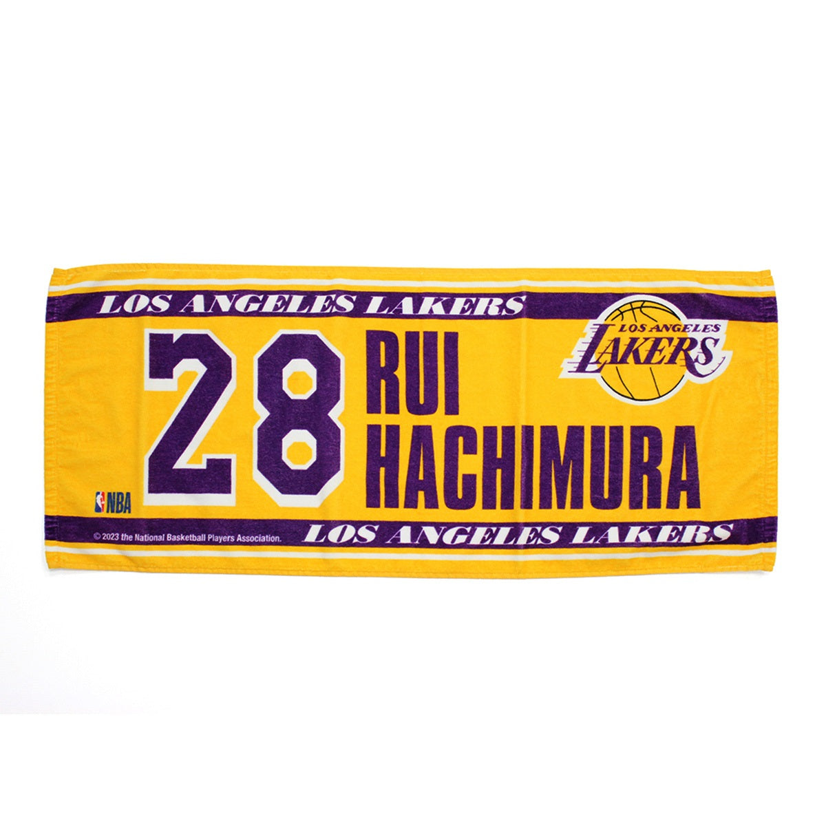 【NBA】ロサンゼルス・レイカーズ　八村塁　フェイスタオル（LAKERS／Rui Hachimura）