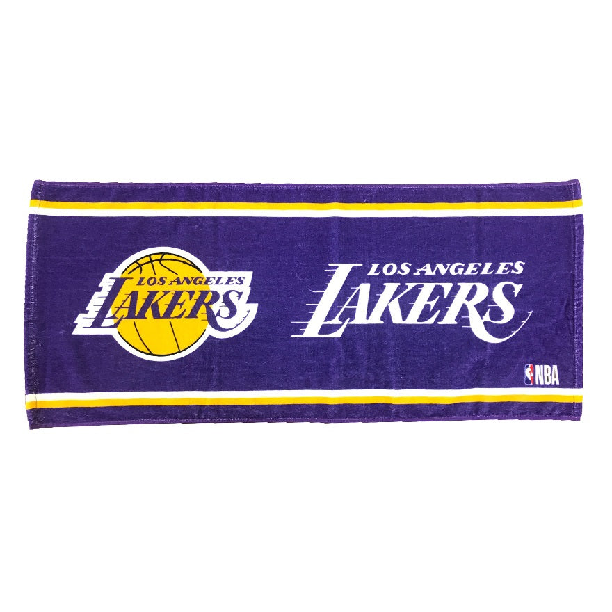 【NBA】ロサンゼルス・レイカーズ フェイスタオル/スポーツタオル（LAKERS）