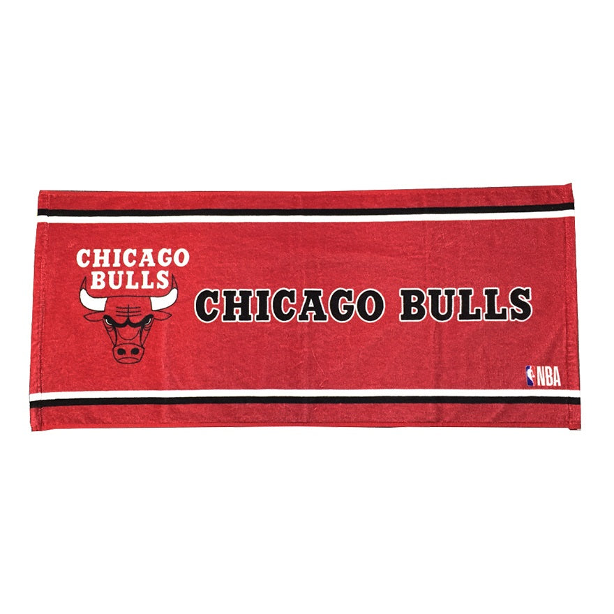 【NBA】シカゴ・ブルズ フェイスタオル/スポーツタオル（BULLS）