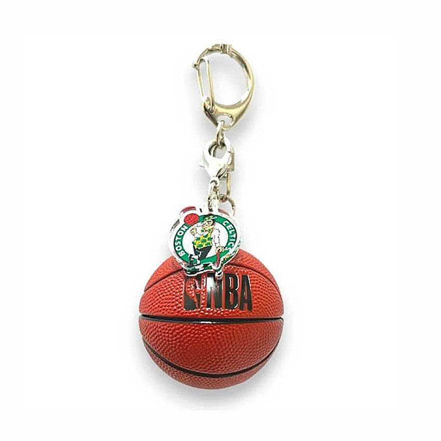 【NBA】ボストン・セルティック  ボールキーホルダー（チャーム付き）（CELTICS）