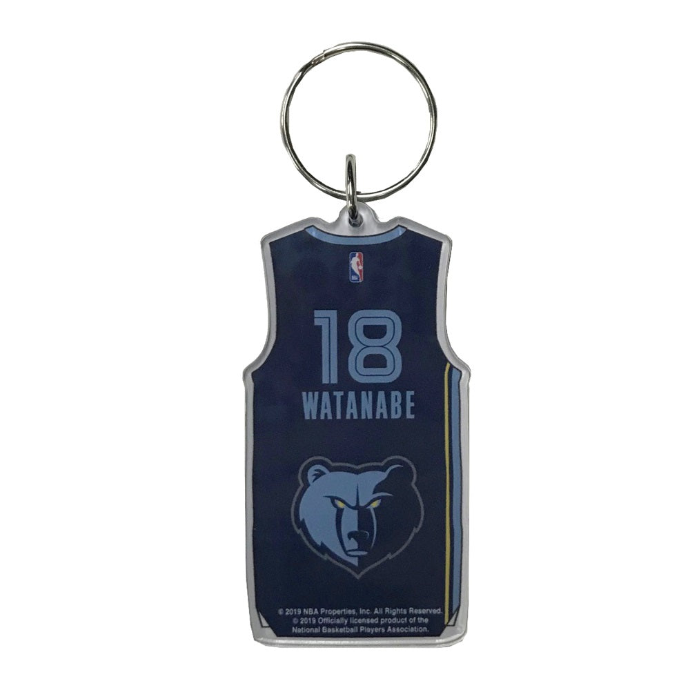 【NBA】メンフィス・グリズリーズ 渡邊雄太アクリルキーホルダー（GRIZZLIES）