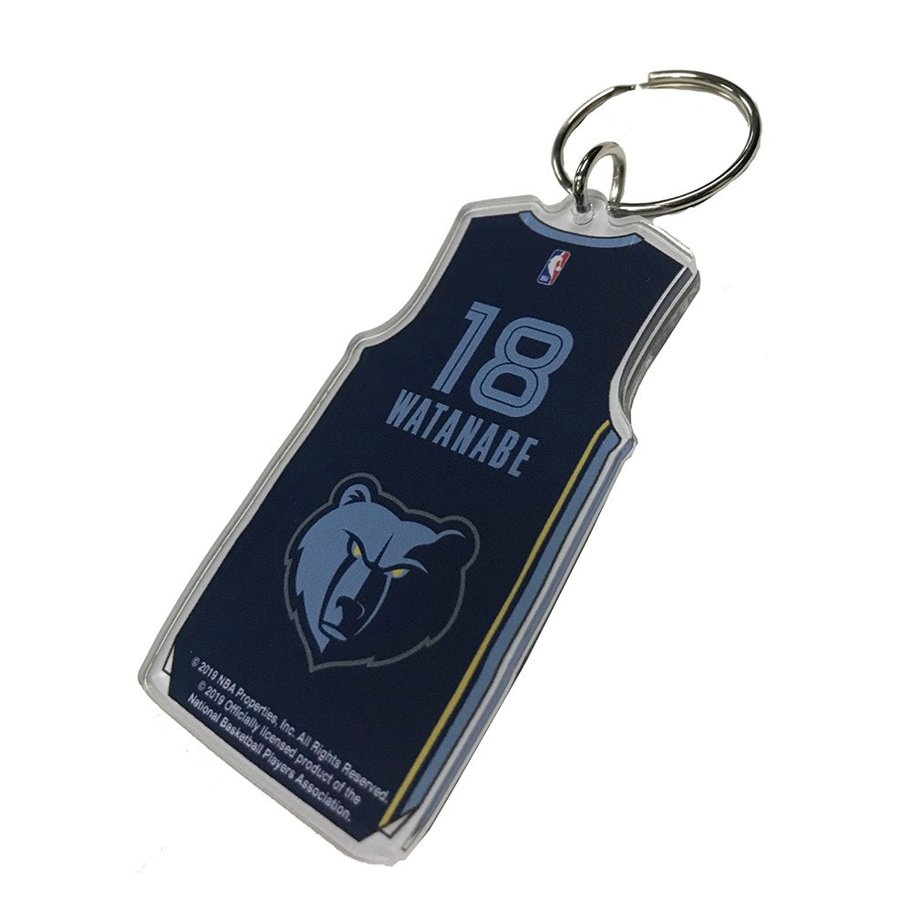 【NBA】メンフィス・グリズリーズ 渡邊雄太アクリルキーホルダー（GRIZZLIES）