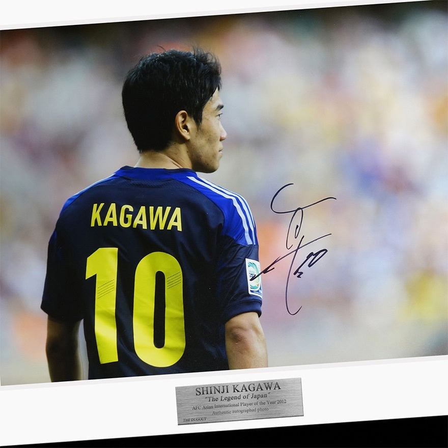 【メモラビリア】香川真司　直筆サイン入り　日本代表　2013フォト　特製フレーム