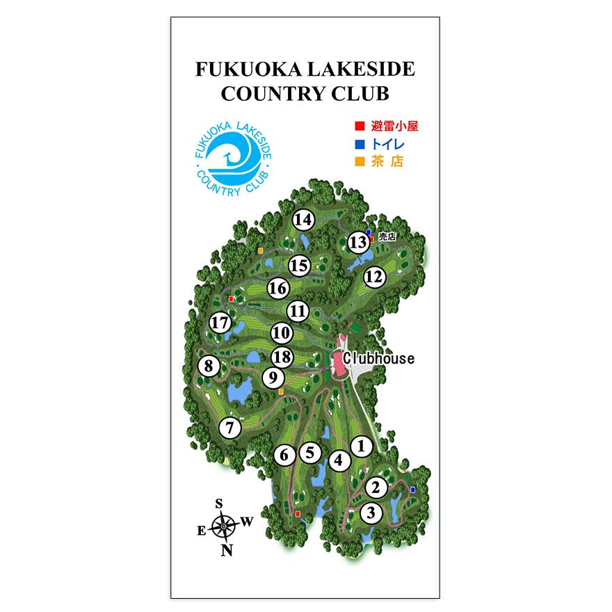 【ゴルフ】ゴルフメモ [福岡県飯塚市] 福岡レイクサイドカントリークラブ*
