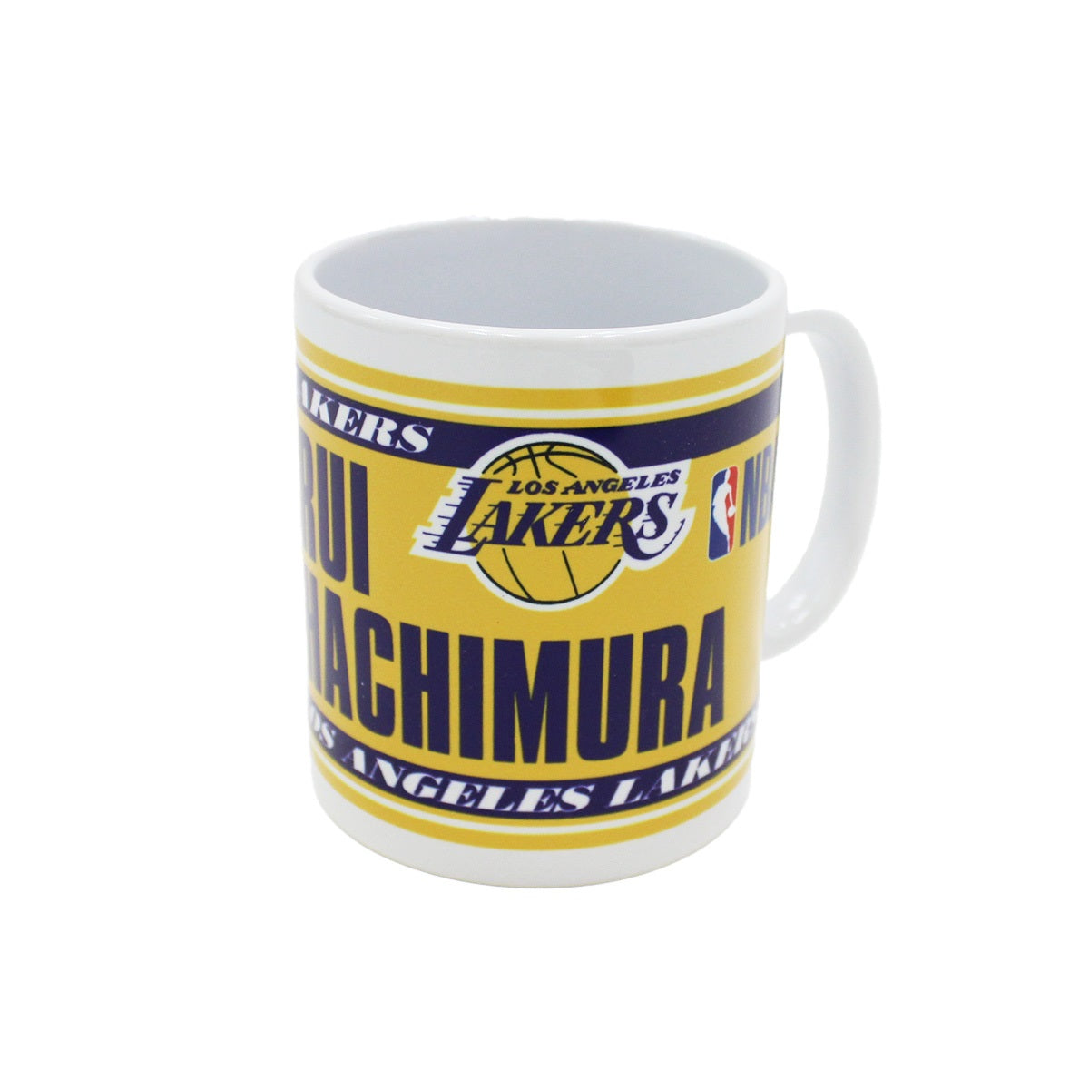 【NBA】ロサンゼルス・レイカーズ　八村塁　マグカップ（LAKERS／Rui Hachimura）