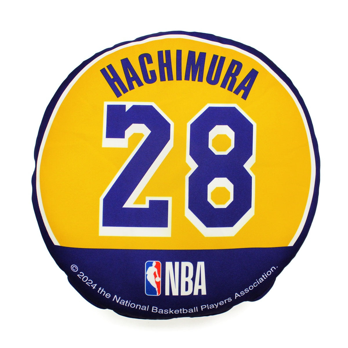 【NBA】ロサンゼルス・レイカーズ　八村塁　クッション（LAKERS／Rui Hachimura）