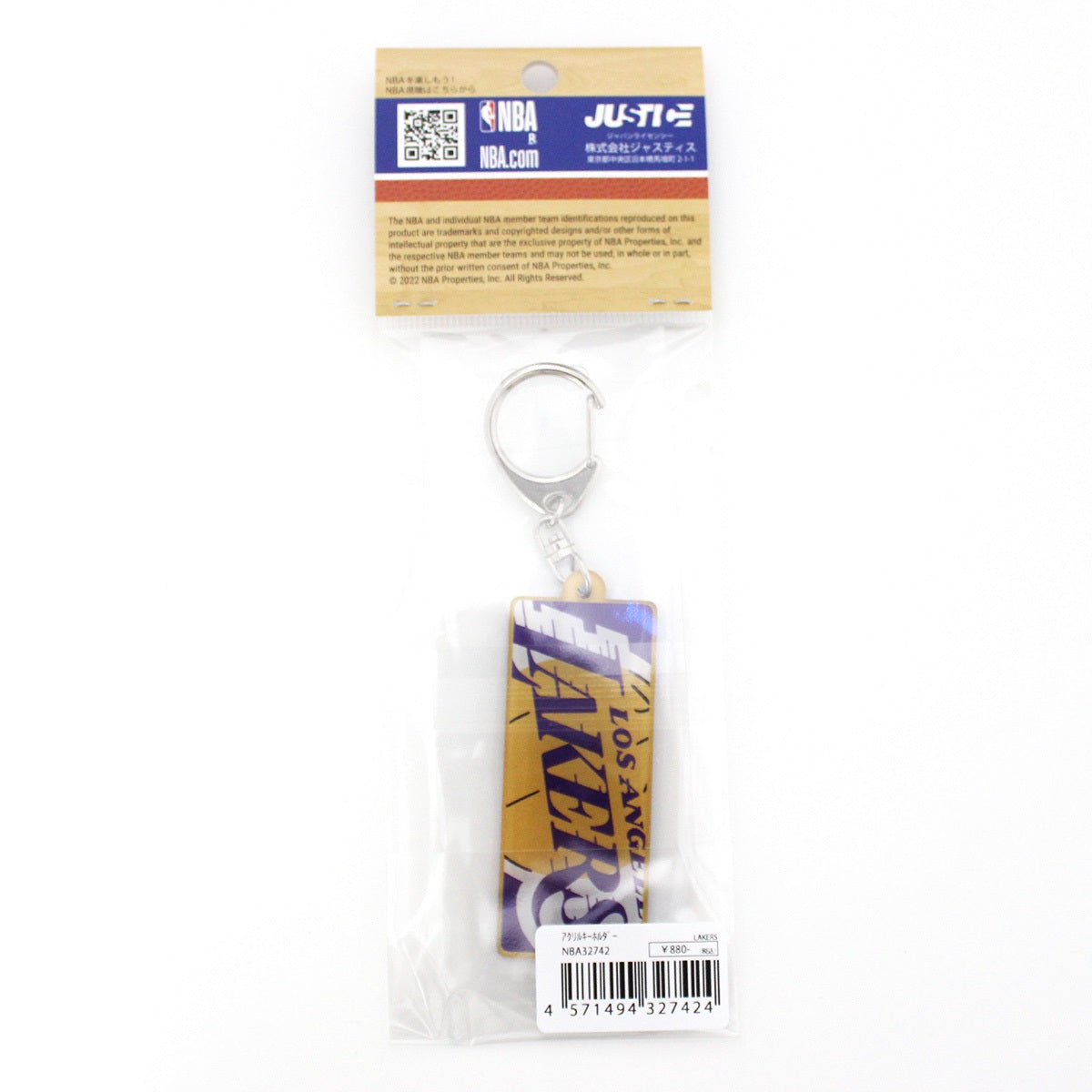 【NBA】ロサンゼルス・レイカーズ　アクリルキーホルダー（LAKERS）