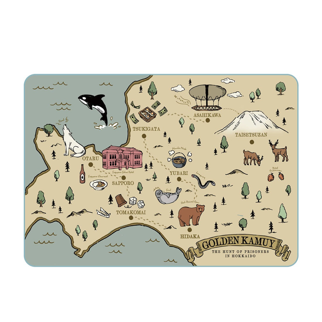 【ドラマW／ドラマ版ゴールデンカムイ】オリジナルブランケット