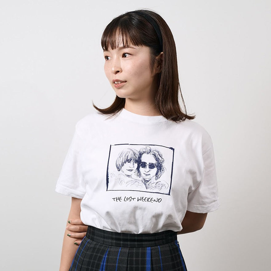 【映画時間を彩るアイテム】ジョン・レノン 失われた週末 WOWOWオリジナルTシャツ[Julian]
