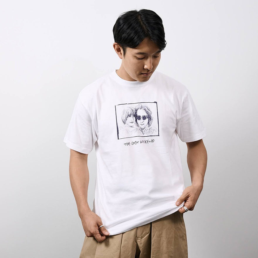 【映画時間を彩るアイテム】ジョン・レノン 失われた週末 WOWOWオリジナルTシャツ[Julian]
