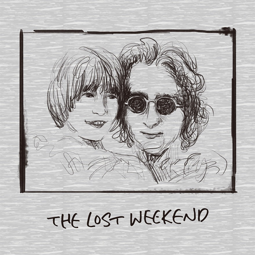 【映画時間を彩るアイテム】ジョン・レノン 失われた週末 WOWOWオリジナルTシャツ[Julian]