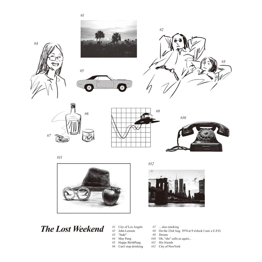 【映画時間を彩るアイテム】ジョン・レノン 失われた週末 WOWOWオリジナルTシャツ[motifs]