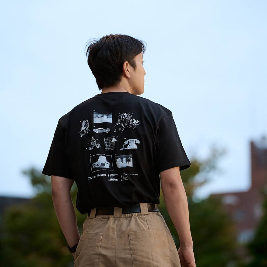 【映画時間を彩るアイテム】ジョン・レノン 失われた週末 WOWOWオリジナルTシャツ[motifs]