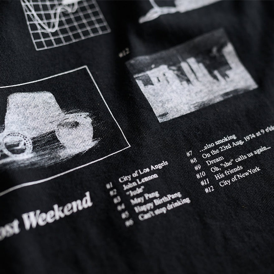 【映画時間を彩るアイテム】ジョン・レノン 失われた週末 WOWOWオリジナルTシャツ[motifs]