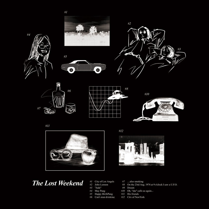 【映画時間を彩るアイテム】ジョン・レノン 失われた週末 WOWOWオリジナルTシャツ[motifs]