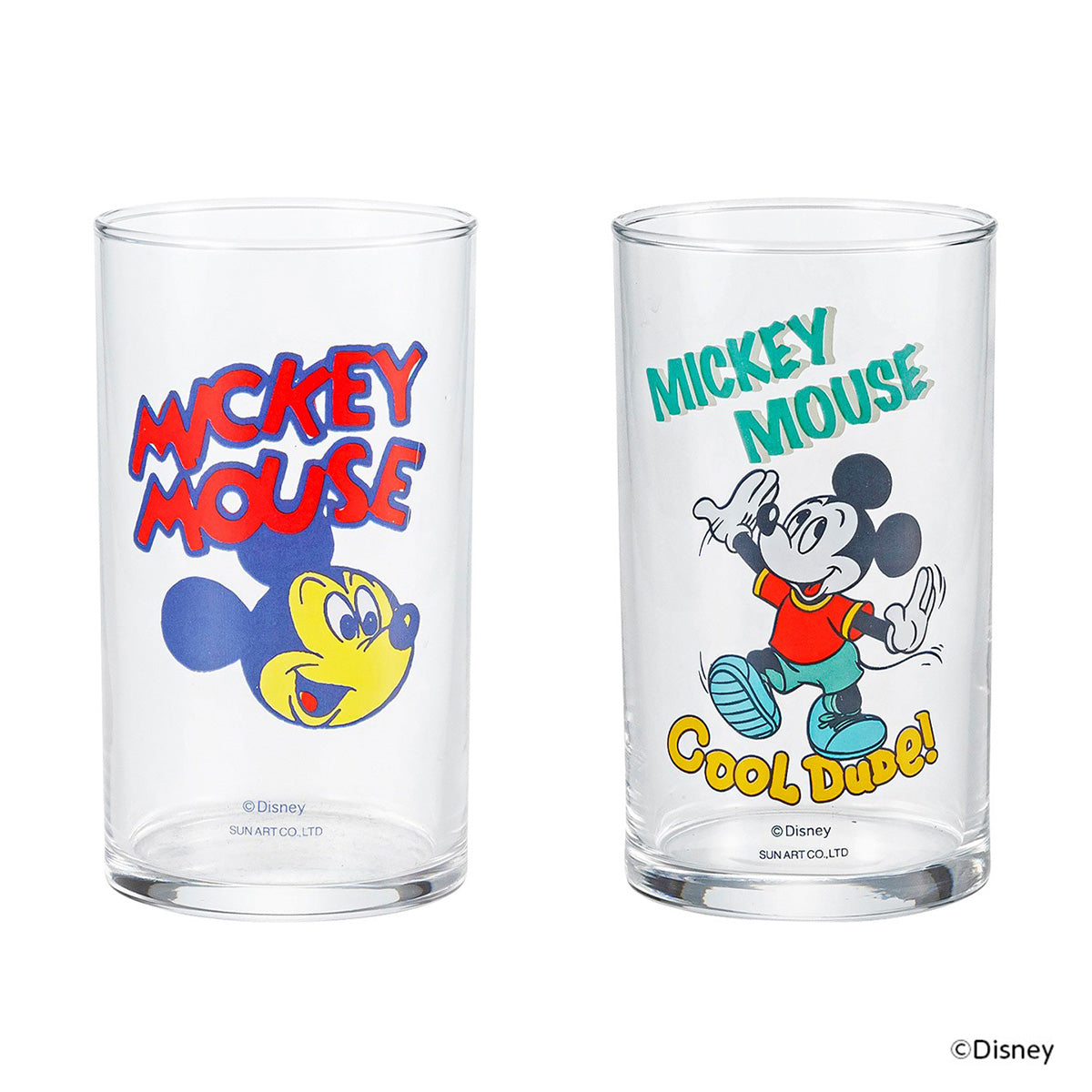 【キャラクターグッズ】ミッキーマウス　フリーグラス