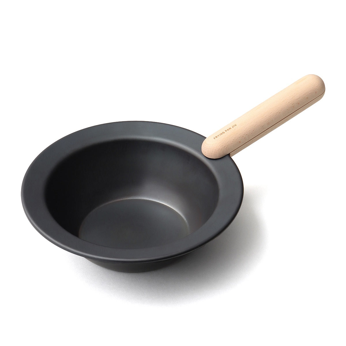 【暮らしをたのしむ、料理道具】<藤田金属>FRYING PAN JIU Ｍ深型　ハンドルセット（ブナ）