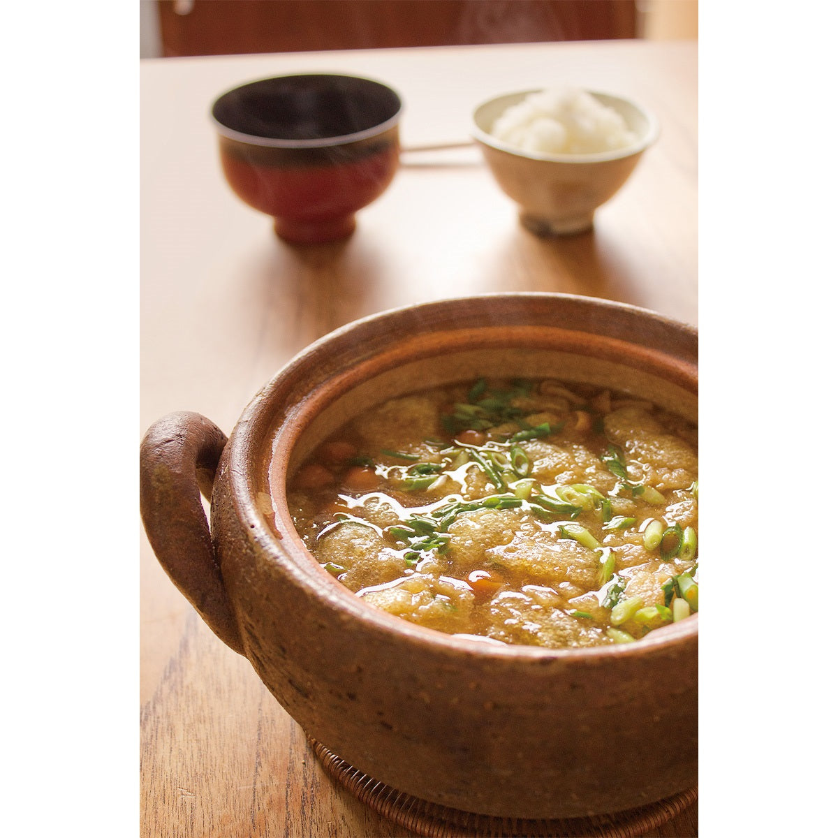 みそ汁鍋 暮らしをたのしむ、料理道具】<長谷園>土鍋 みそ汁鍋（大