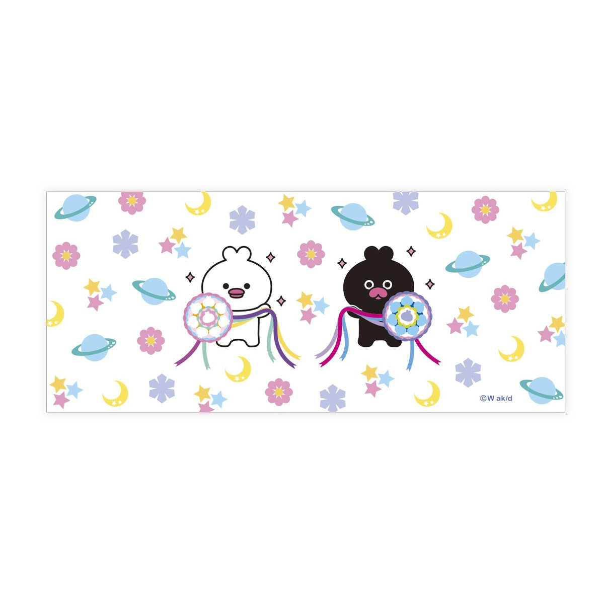 【WOWOW】ウーとワー×タカラヅカ　フェイスタオル（シャンシャン）