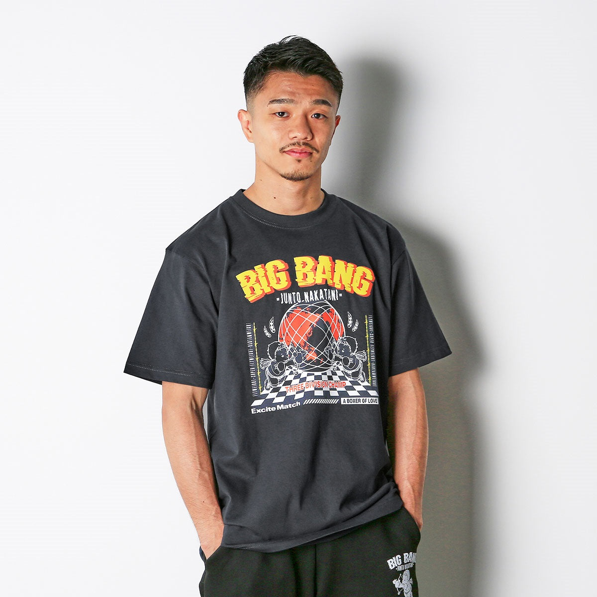 中谷潤人　６／８　統一戦　応援Tシャツ Lサイズ　新品 中谷潤人 6／8 統一戦 応援Tシャツ Lサイズ 新品 中谷潤人 6