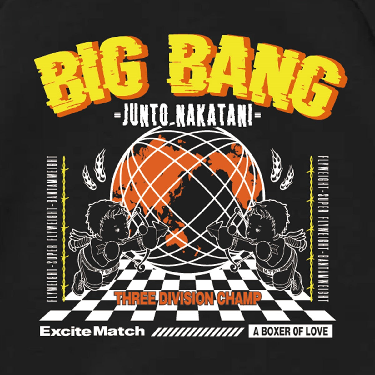 【中谷潤人×ExciteMatch】BIG BANG JUNTO NAKATANI スポーツタイプ ZipUpパーカー