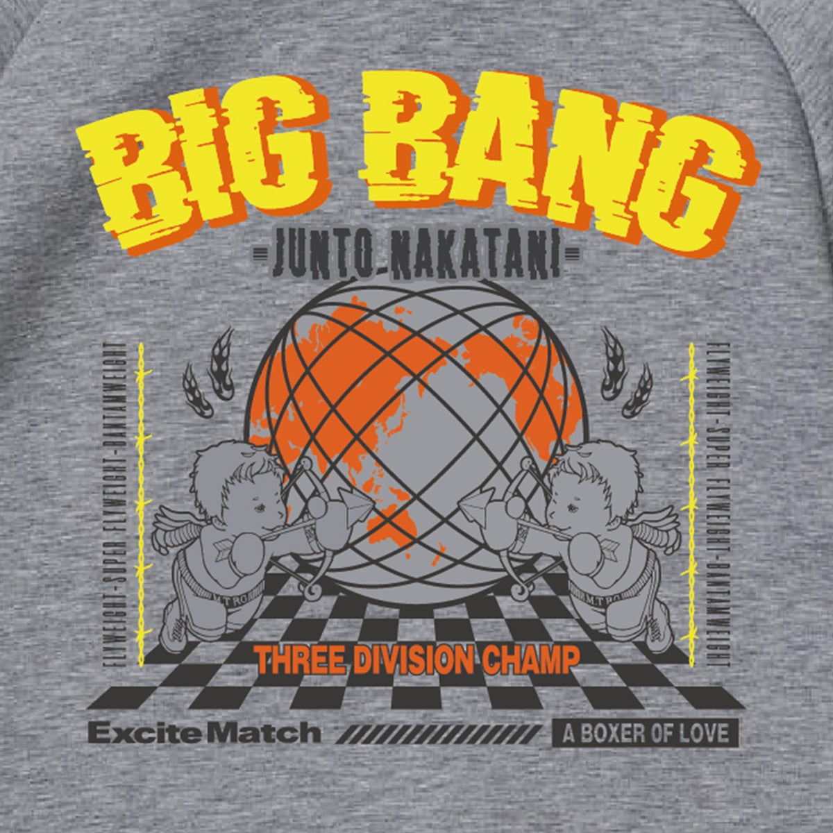 【中谷潤人×ExciteMatch】BIG BANG JUNTO NAKATANI スポーツタイプ ZipUpパーカー