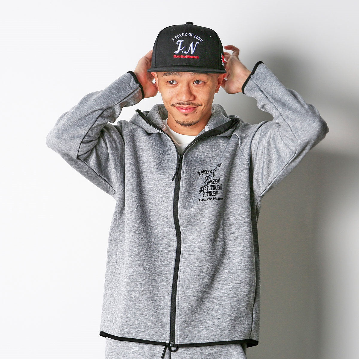 【中谷潤人×ExciteMatch】BIG BANG JUNTO NAKATANI スポーツタイプ ZipUpパーカー