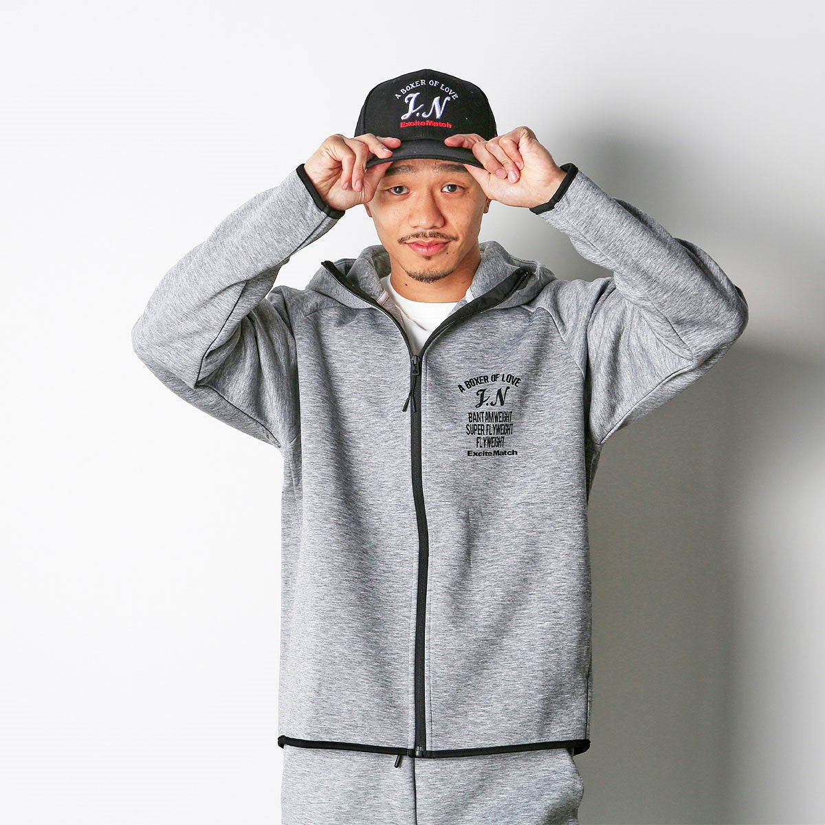 【中谷潤人×ExciteMatch】BIG BANG JUNTO NAKATANI スポーツタイプ ZipUpパーカー