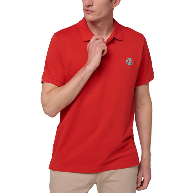 全仏オープンテニス】ロゴワンポイントポロシャツ ベーシック | WOWOW