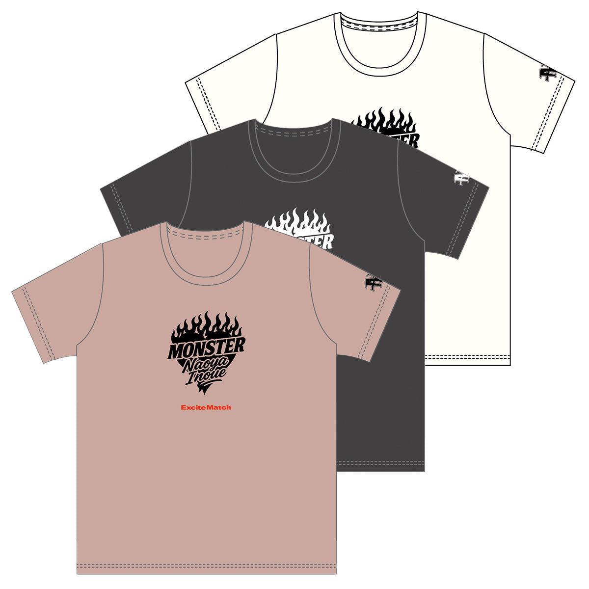 【NAOYA INOUE × ExciteMatch】MONSTER 井上尚弥 2025 Tシャツ