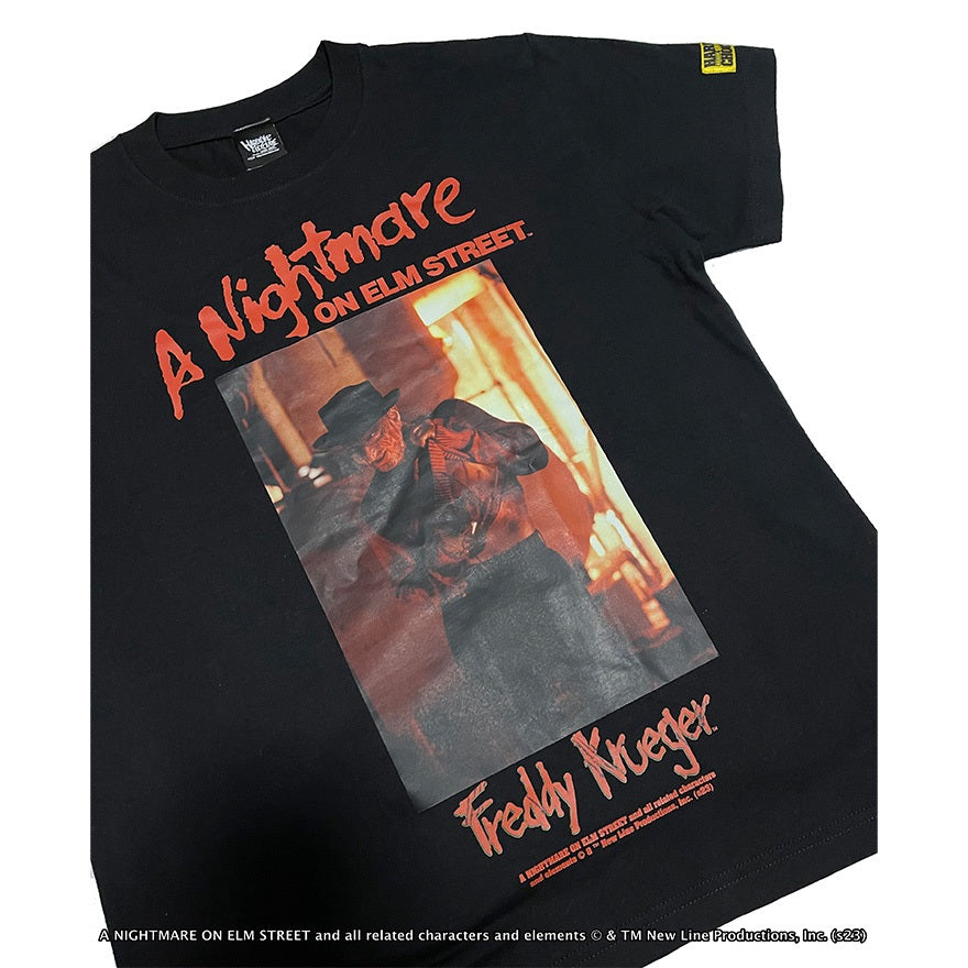 【映画／アパレル】エルム街の悪夢/フレディ・クルーガー（ナイトメア・ブラック） Tシャツ