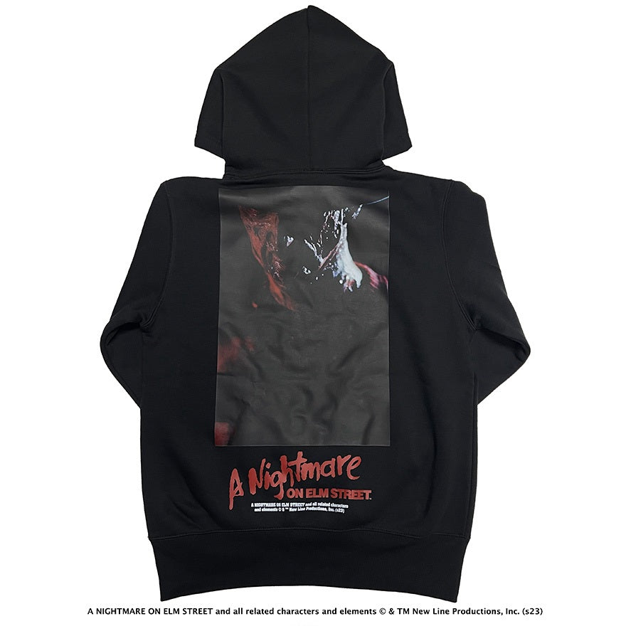 【映画／アパレル】エルム街の悪夢/二度と眠らないプルオーバーパーカ（バスタブ・ブラック）