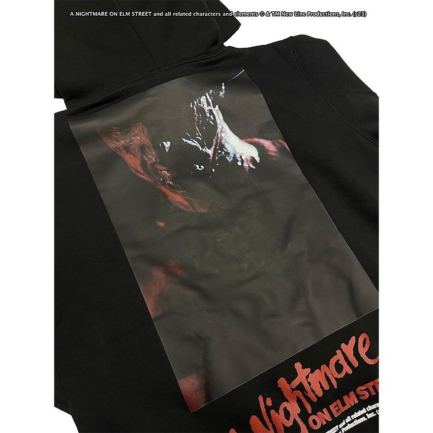 【映画／アパレル】エルム街の悪夢/二度と眠らないプルオーバーパーカ（バスタブ・ブラック）