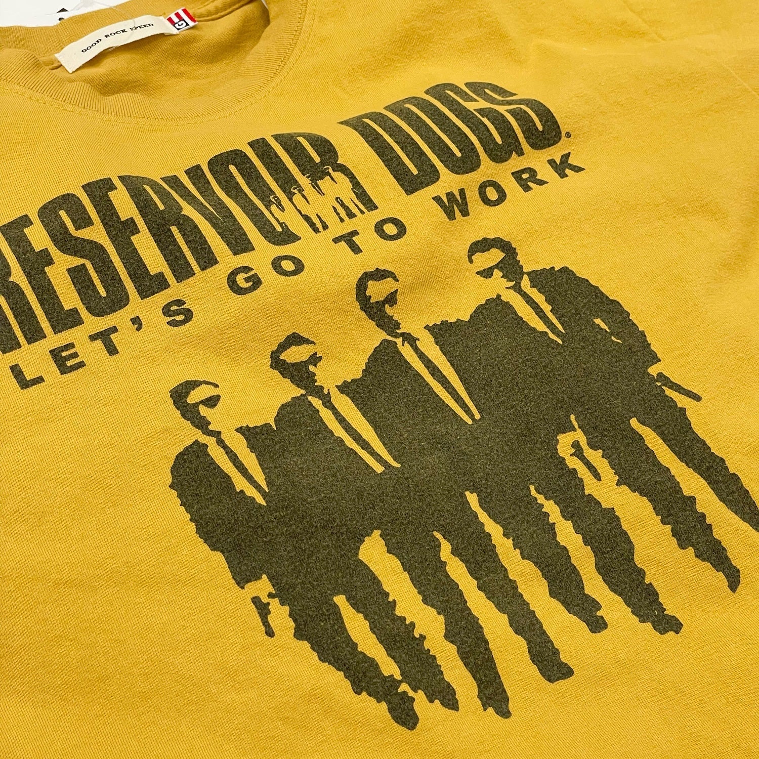 【映画／アパレル】レザボア・ドッグス「LET'S GO TO WORK」（イエロー）