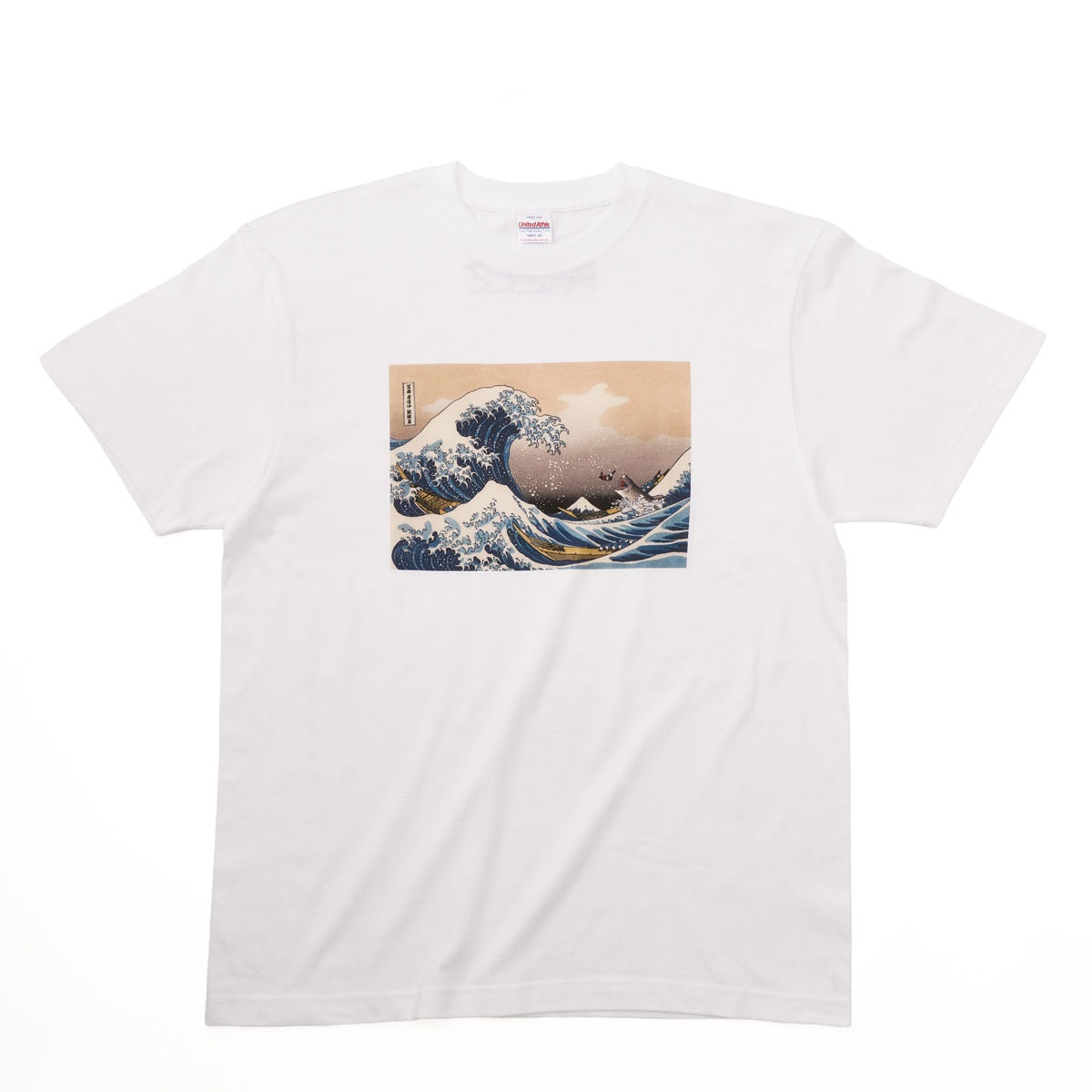 【映画／WOWOW サメ万博2025】 『温泉シャーク』　冨嶽 暑海沖 鮫浪裏 浮世絵Tシャツ（WOWOWオリジナル）