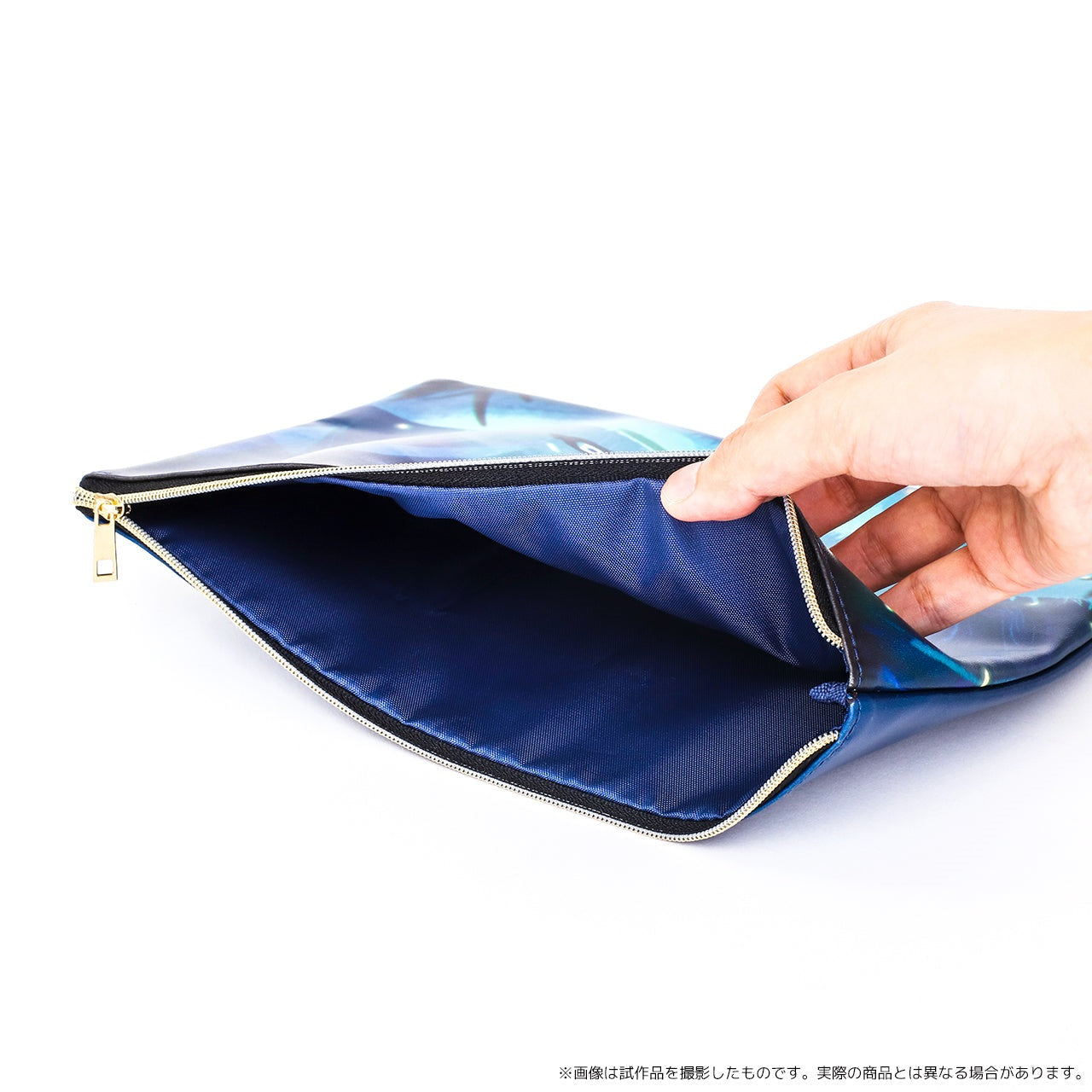 アニメグッズ】王様ランキング 合皮フラットポーチ（EDイラスト