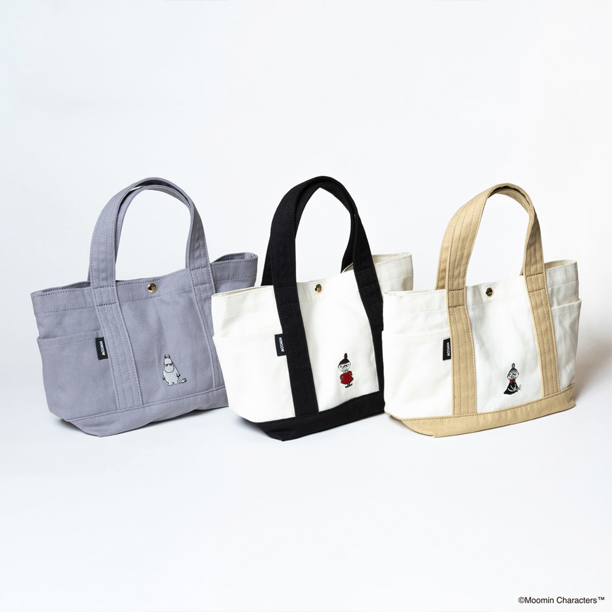 【キャラクターグッズ】MOOMIN ムーミン／EMBROIDERYトートバッグ