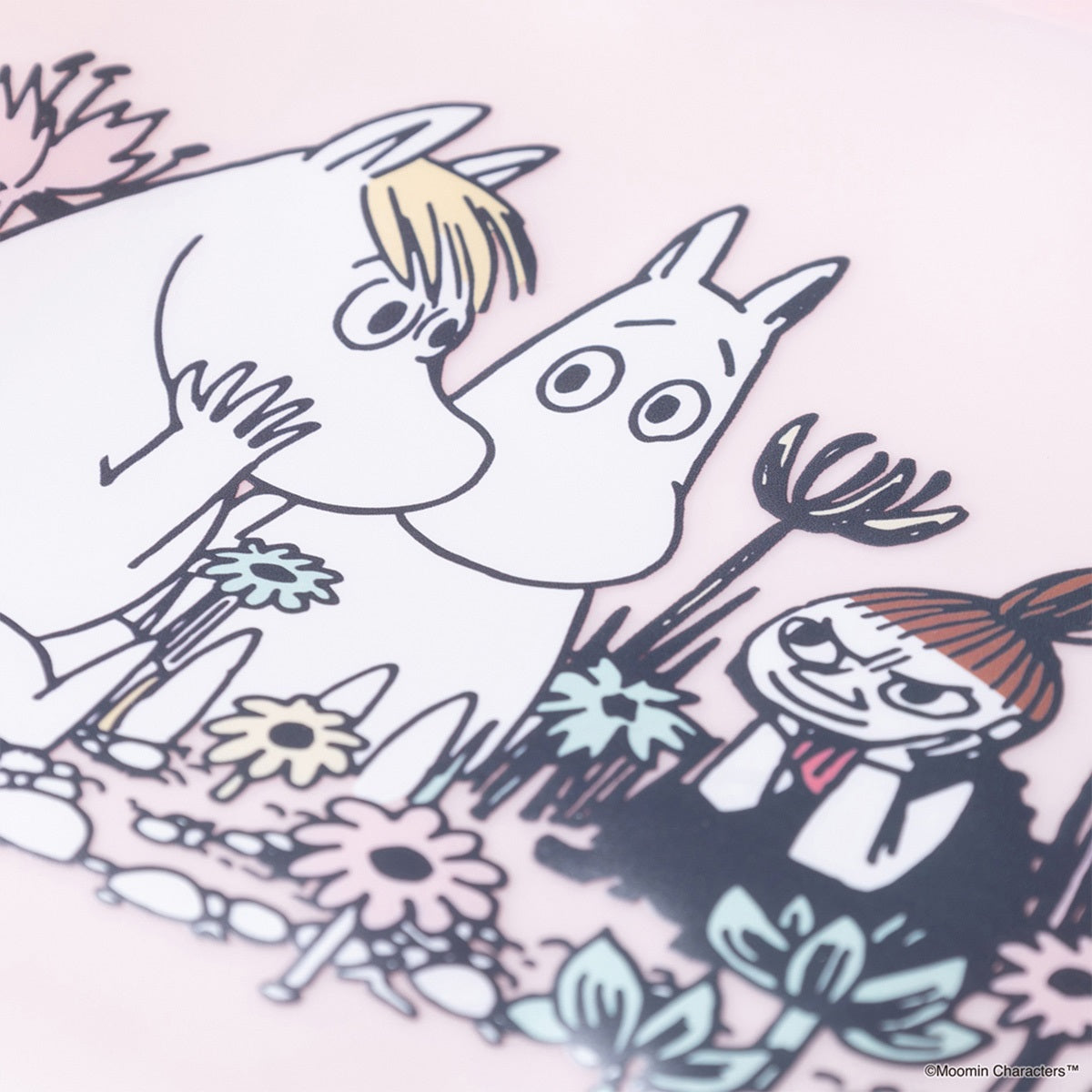 キャラクターグッズ】MOOMIN ムーミン／COMIC MAT PVC フラットポーチ
