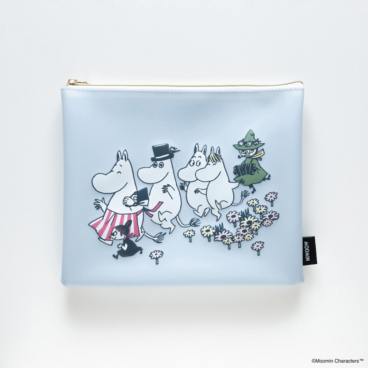 キャラクターグッズ】MOOMIN ムーミン／COMIC MAT PVC フラットポーチ