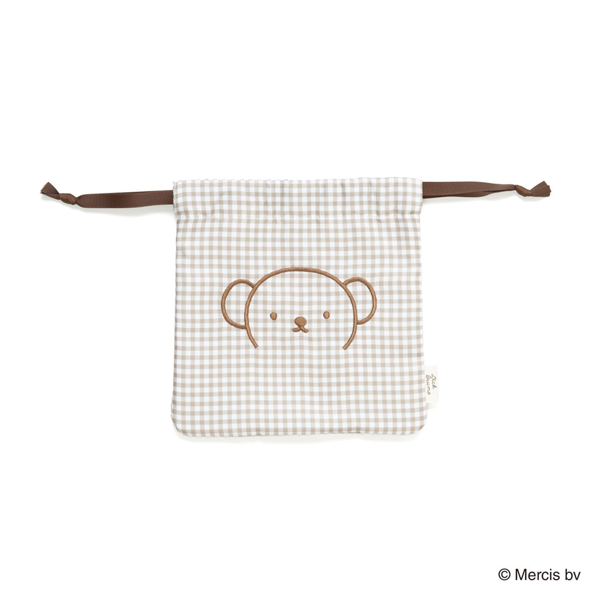 【キャラクターグッズ】BRUNA ブルーナ／ CHECKERED 巾着