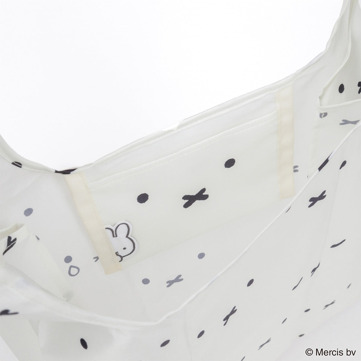 【キャラクターグッズ】MIFFY ミッフィー／BASIC FACE ショッピングバッグS