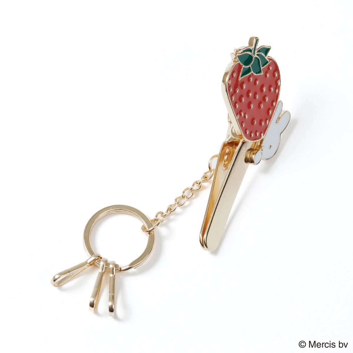 【キャラクターグッズ】MIFFY ミッフィー／RED FRUITキークリップ