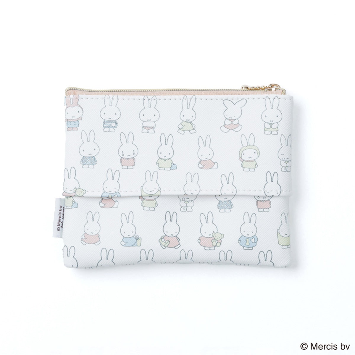 【キャラクターグッズ】MIFFY ミッフィー／70th HISTORY ティッシュポーチ