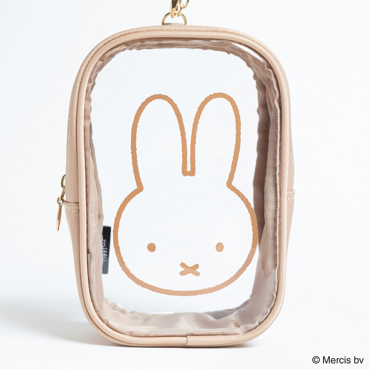 【キャラクターグッズ】MIFFY ミッフィー／CLEARスクエアポーチ