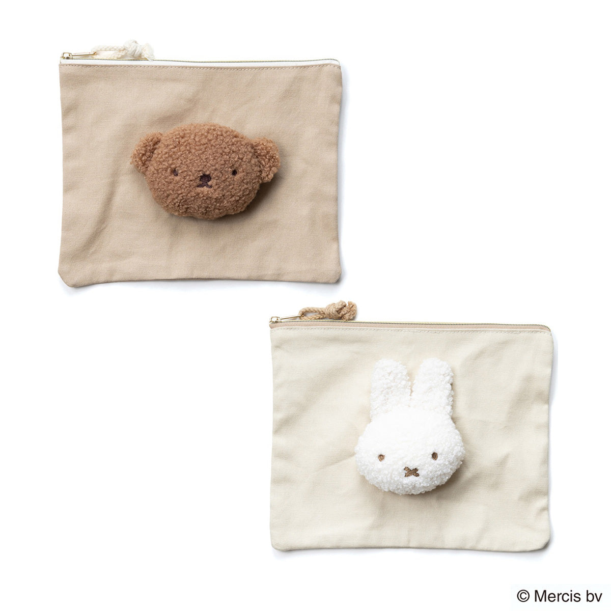 【キャラクターグッズ】BRUNA ブルーナ／MASCOT フラットポーチ