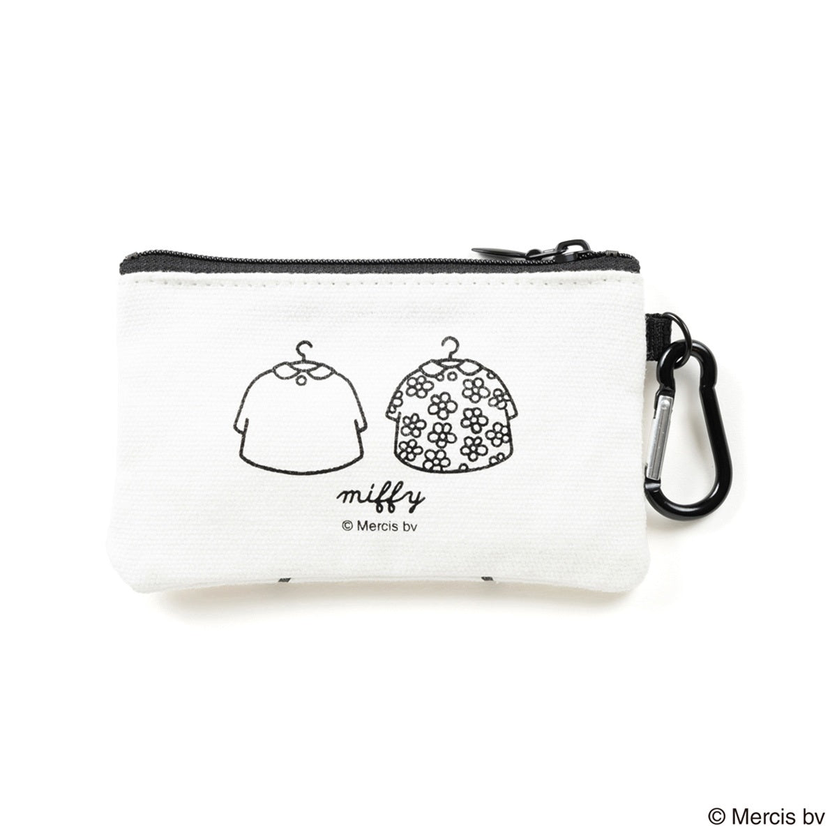 【キャラクターグッズ】MIFFY ミッフィー／MONOTONE ミニフラットポーチ