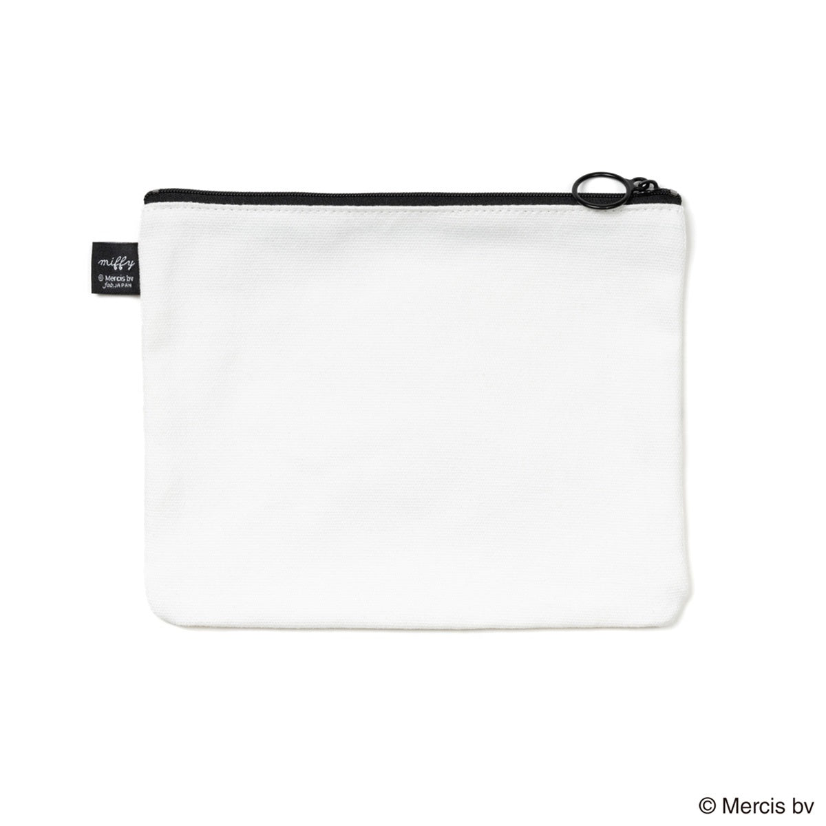 【キャラクターグッズ】MIFFY ミッフィー／MONOTONE フラットポーチ