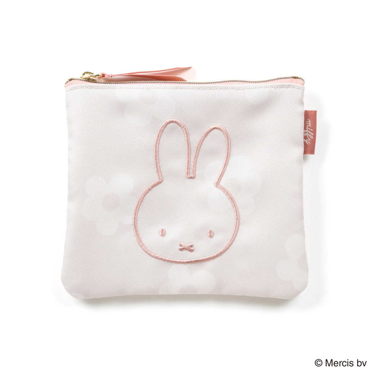 【キャラクターグッズ】MIFFY ミッフィー／FLOWER ミニフラットポーチ